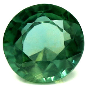 Sapphire Round 1.11 carat Blue Green Photo