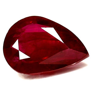 Ruby Pear 1.15 carat Red Photo
