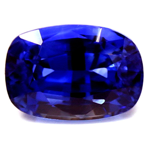 Sapphire Cushion 0.90 carat Blue Photo