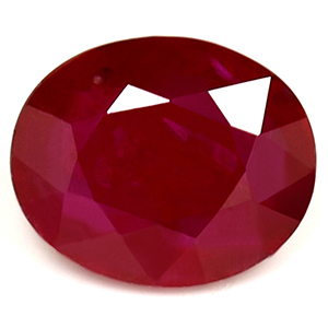 Ruby Oval 0.68 carat Red Photo