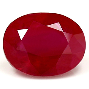 Ruby Oval 0.85 carat Red Photo