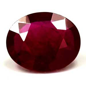 Ruby Oval 0.59 carat Red Photo