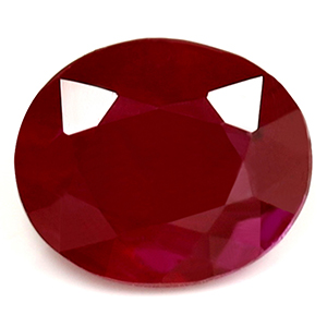 Ruby Oval 0.70 carat Red Photo