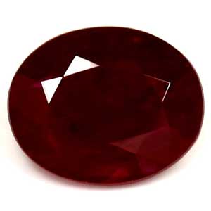 Ruby Oval 0.64 carat Red Photo