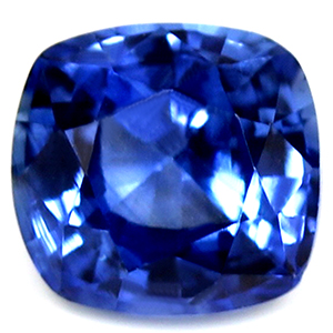 Sapphire Cushion 0.58 carat Blue Photo