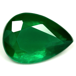 Emerald Pear 1.00 carat Green Photo