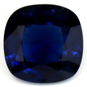 Sapphire Cushion 0.59 carat Blue Photo