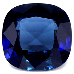 Sapphire Cushion 0.62 carat Blue Photo