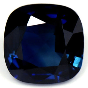 Sapphire Cushion 0.79 carat Blue Photo