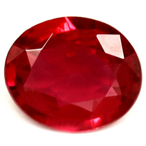 Ruby Oval 0.59 carat Red Photo