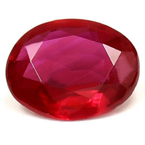 Ruby Oval 0.58 carat Red Photo