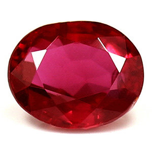 Ruby Oval 0.86 carat Red Photo