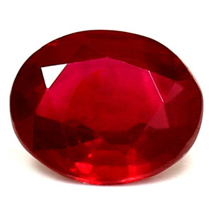 Ruby Oval 0.72 carat Red Photo