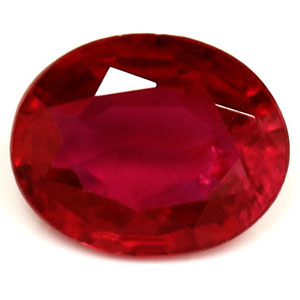 Ruby Oval 0.60 carat Red Photo