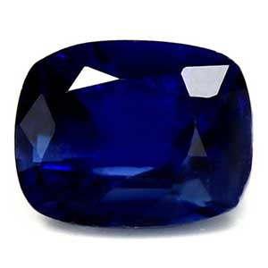 Sapphire Cushion 0.57 carat Blue Photo