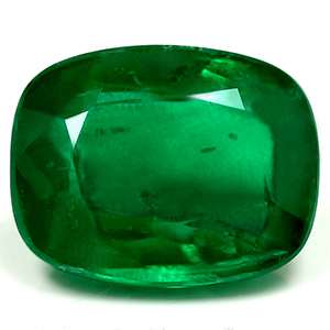 Emerald Cushion 3.98 carat Green Photo
