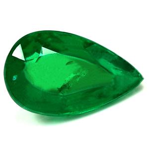 Emerald Pear 0.79 carat Green Photo