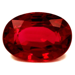 Ruby Oval 0.58 carat Red Photo