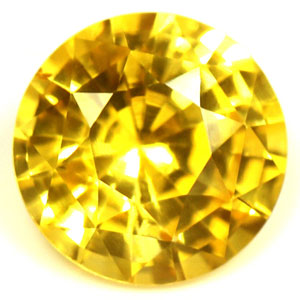 Sapphire Round 1.33 carat Yellow Photo