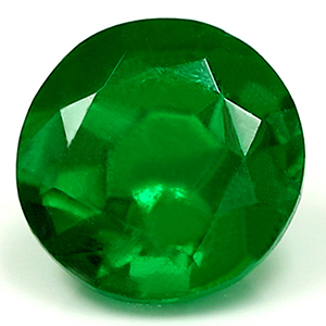 Emerald Round 0.63 carat Green Photo