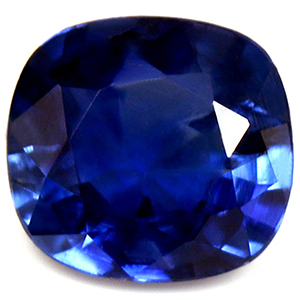 Sapphire Cushion 0.74 carat Blue Photo