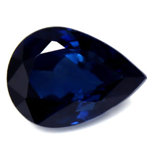 Sapphire Pear 1.06 carat Blue Photo