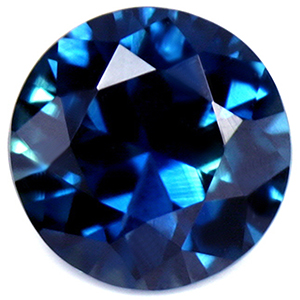 Sapphire Round 0.65 carat Blue Photo