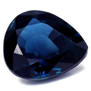 Sapphire Pear 1.20 carat Blue Photo