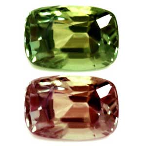 Alexandrite Cushion 0.58 carat Green Photo
