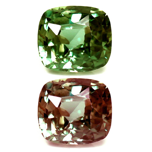 Alexandrite Cushion 0.62 carat Green Photo