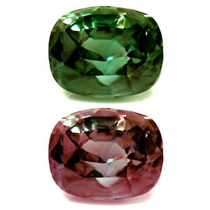 Alexandrite Cushion 0.57 carat Green Photo