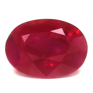 Ruby Oval 0.95 carat Red Photo