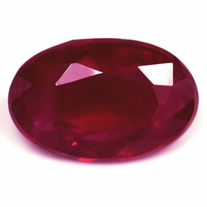 Ruby Oval 0.67 carat Red Photo