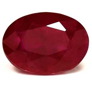 Ruby Oval 0.97 carat Red Photo
