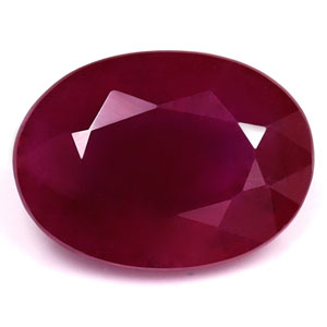 Ruby Oval 0.97 carat Red Photo