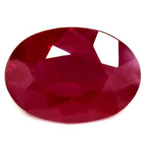 Ruby Oval 0.79 carat Red Photo