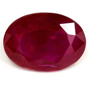 Ruby Oval 0.75 carat Red Photo