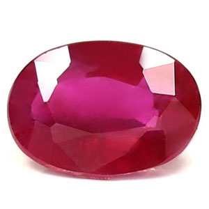 Ruby Oval 0.84 carat Red Photo