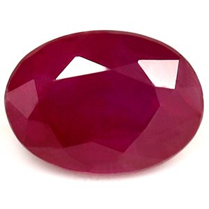 Ruby Oval 0.93 carat Red Photo