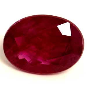 Ruby Oval 0.94 carat Red Photo