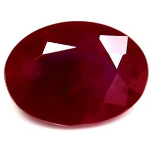 Ruby Oval 0.92 carat Red Photo
