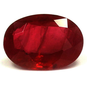 Ruby Oval 0.92 carat Red Photo