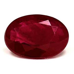 Ruby Oval 0.72 carat Red Photo