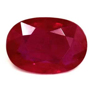 Ruby Oval 0.80 carat Red Photo
