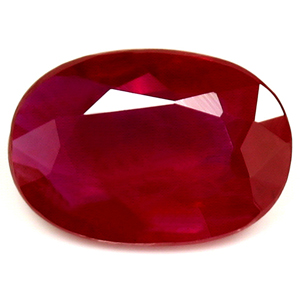 Ruby Oval 0.78 carat Red Photo