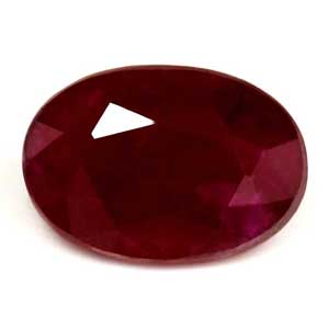 Ruby Oval 0.91 carat Red Photo