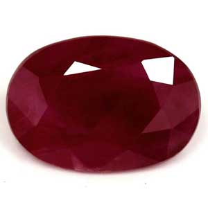 Ruby Oval 0.83 carat Red Photo