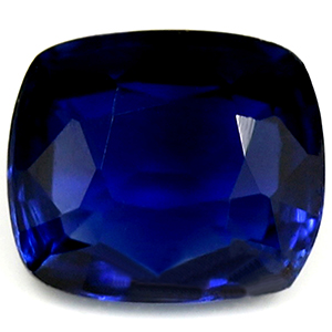 Sapphire Cushion 0.63 carat Blue Photo