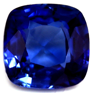 Sapphire Cushion 0.76 carat Blue Photo