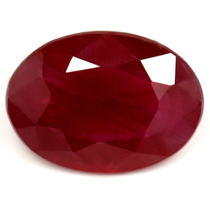 Ruby Oval 0.78 carat Red Photo
